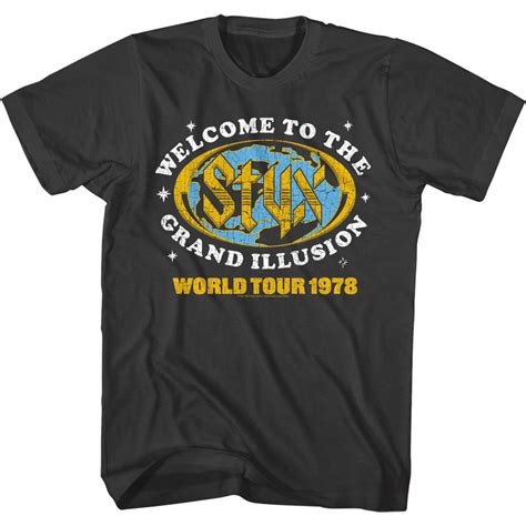 Styx Grand Illusion Tour T-shirt 440387 | Rockabilia Merch Store