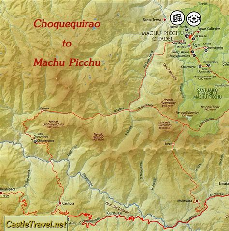 Choquequirao Map Machu Picchu, Map, San Miguel, Places To Visit, Location Map, Maps