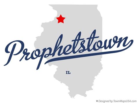 Map of Prophetstown, IL, Illinois