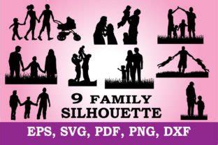 FAMILY SILHOUETTE, SVG Graphic by Kanchan Kanti Chatterjee · Creative ...