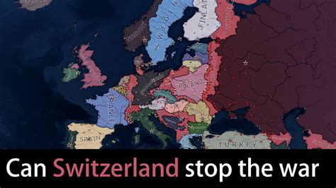 Can Switzerland stop the war | Hoi4 Timelapse - YouTube