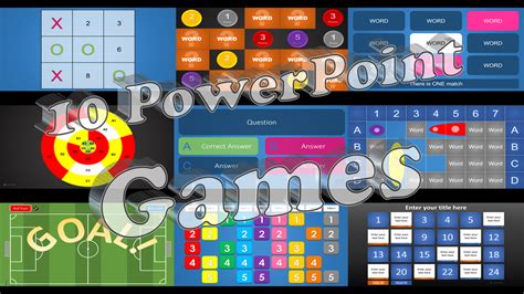 10 PowerPoint Games | Powerpoint games, Powerpoint, Powerpoint templates