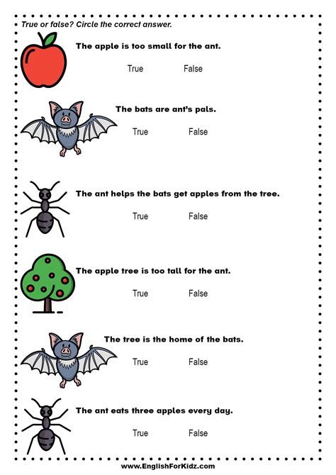 Kindergarten Reading Comprehension Worksheets https://bit.ly ...