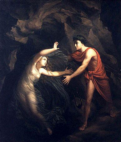 Orpheus And Eurydice Painting Orpheus Eurydice Story - bandagedtogether