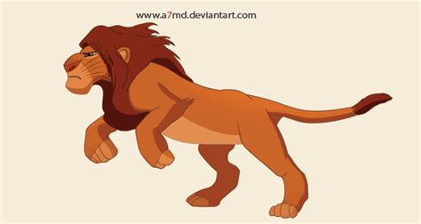 (Animated) Simba runcycle by Ahmad Kamal, via Behance | Lion king drawings, Lion king pictures ...