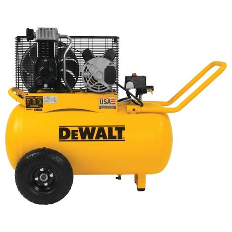 DEWALT 20-Gallon Portable Electric 200 PSI Horizontal Air Compressor ...