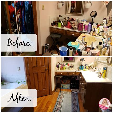 bathroom counter less and better declutter progress at aslobcomesclean.com - Dana K. White: A ...