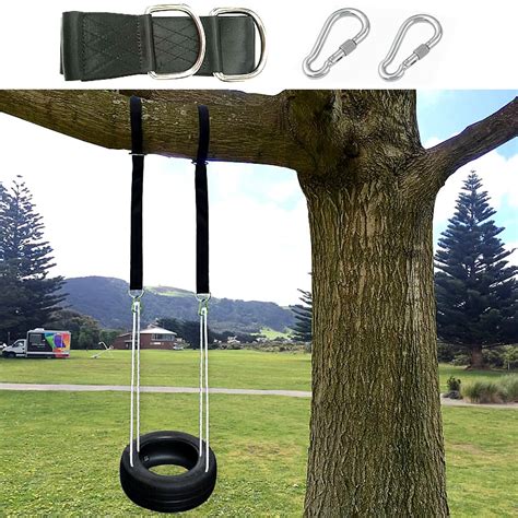 Tree Swing Hanging Kit Hammock Straps, 1800 lbs Load Capacity, Set of 2 Extra Long 10 ft Heavy ...