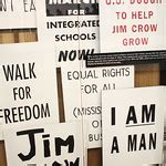 Signs aginst Jim Crow laws | Flickr - Photo Sharing!