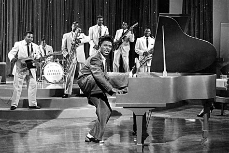 Download Little Richard Piano Band 1956 Performance Wallpaper | Wallpapers.com