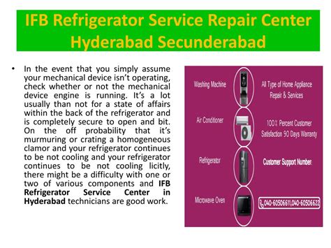 PPT - IFB Refrigerator Service Repair Center Hyderabad Secunderabad PowerPoint Presentation - ID ...