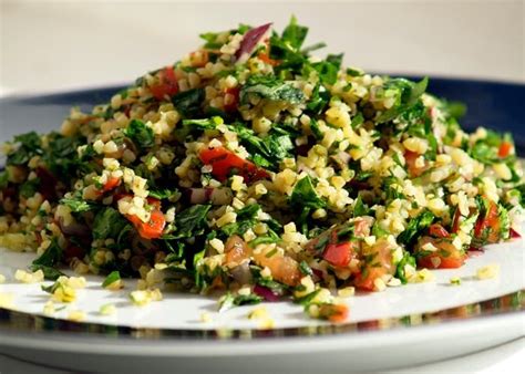 Tabule o ensalada libanesa, receta paso a paso