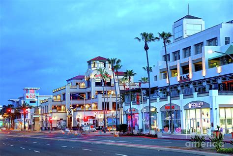 Downtown Huntington Beach, California Photograph by Denis Tangney Jr