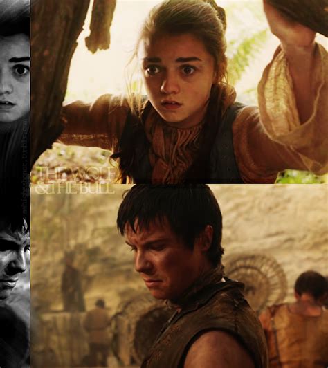 Arya and Gendry Arya & Gendry