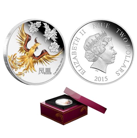 FENG SHUI - PHOENIX - 2015 NEW ZEALAND MINT COINS