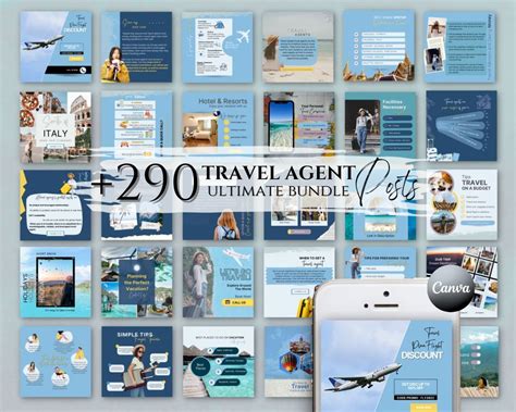 Travel Agent Instagram Template Travel Agent Template Travel - Etsy