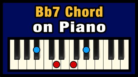 Bb7 Chord on Piano (Free Chart) – Professional Composers