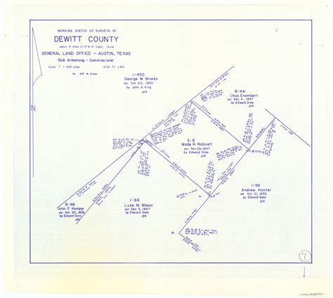 DeWitt County Working Sketch 7 | 68597, DeWitt County Working Sketch 7 ...