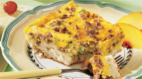 Biscuit Sausage Quiche recipe from Pillsbury.com