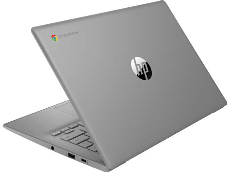 HP Chromebook 14 - Celeron N4120 · UHD Graphics 600 · 14.0”, HD (1366 x 768), TN · 64GB eMMC ...