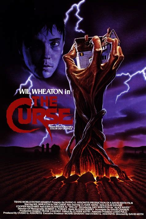 "Frances! Go up stairs... Pray for Salvation." The Curse (1987) poster is hand over fist #poster ...