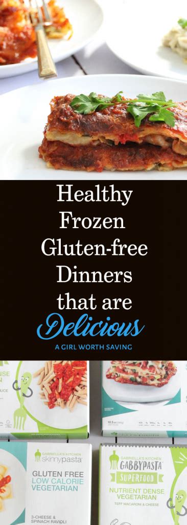 Healthy Frozen Gluten-free Dinners that are Delicious | A Girl Worth Saving