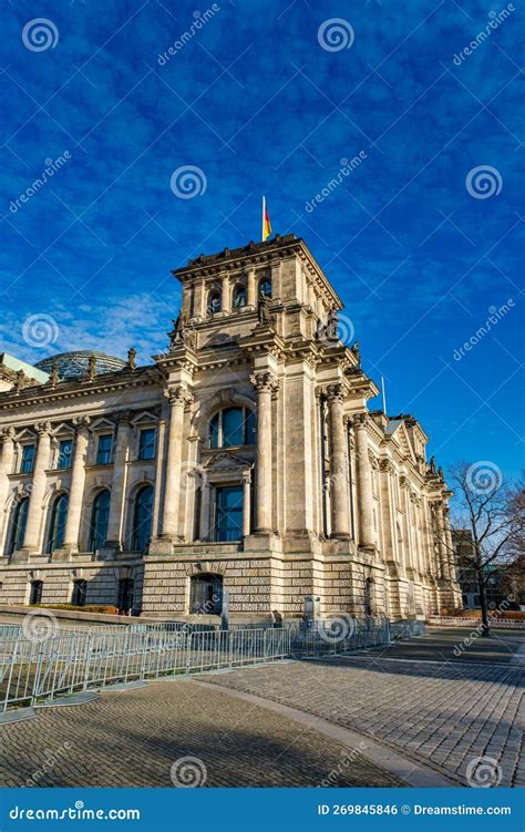 Reichstag Building (Bundestag) is a Historical Edifice Stock Photo - Image of parliament ...