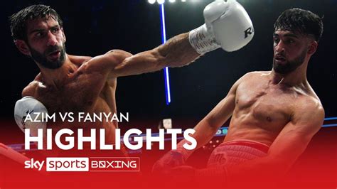 Highlights: Adam Azim outpoints Aram Fanyan in composed display | Video | Watch TV Show | Sky Sports