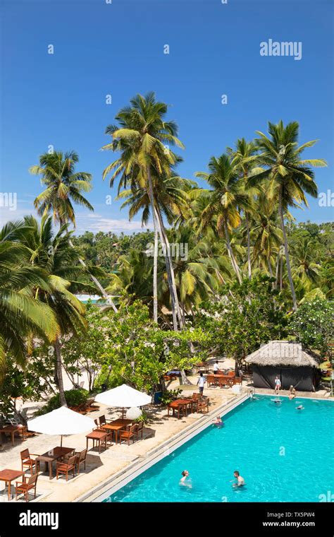 Pool at Paradise Beach Club Hotel, Mirissa beach, Southern Province, Sri Lanka Stock Photo - Alamy