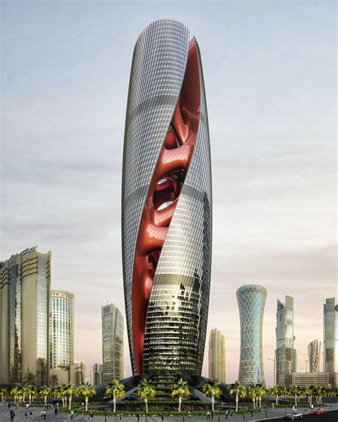 Cytokinesis Tower in Doha, Qatar by Hayr|Skyscrapers