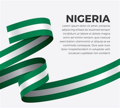 Free Vector | Nigeria flag ribbon design