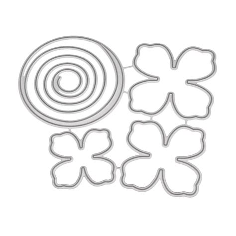 New 3D Flower Cut Die Metal Stencil Template Mould for DIY Scrapbook ...