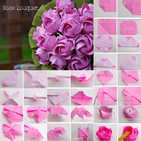 How To Make An Origami Flower Rose Step By | Best Flower Site