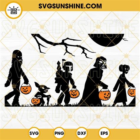 Star Wars Halloween SVG, Star Wars Holding Pumpkin SVG, Star Wars ...