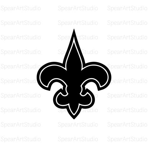 Saints Logo Black