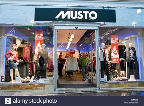 Musto outdoor clothing store at Gloucester Quays designer outlet, UK Stock Photo: 27490352 - Alamy