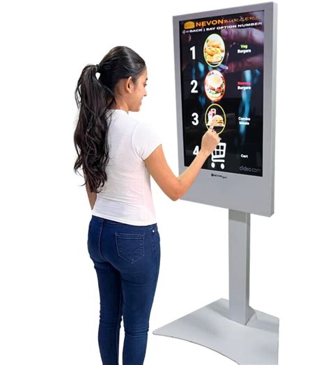 Buy Touch Screen Kiosk Interactive Display India | Nevon Express