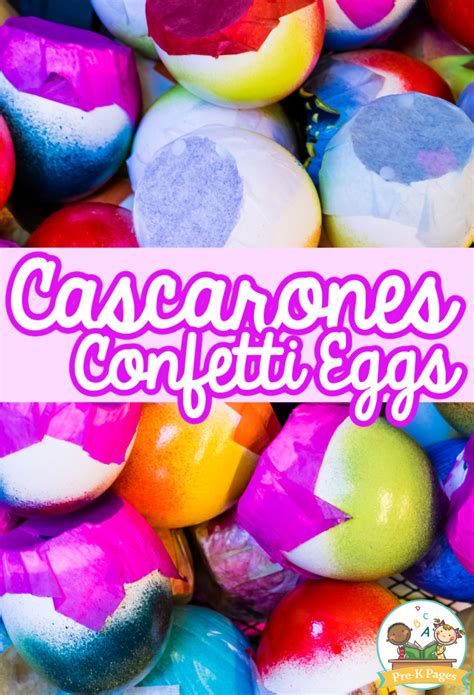 How to Make Cascarones Confetti Eggs - Pre-K Pages