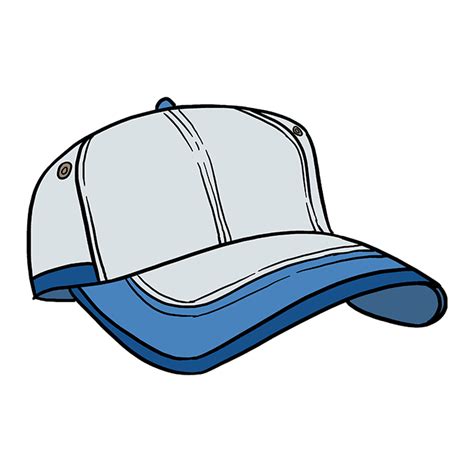 How to Draw a Baseball Cap - Really Easy Drawing Tutorial