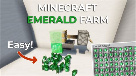 Minecraft 1.20 Easiest Way to Make Emerald Farm - YouTube