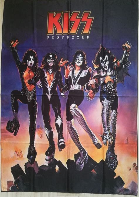 Kiss Destroyer Album Cover Poster Banner Flag 5x3 FT