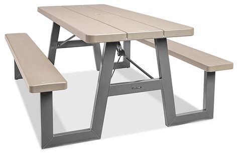 Deluxe Folding Picnic Table in Stock - ULINE.ca