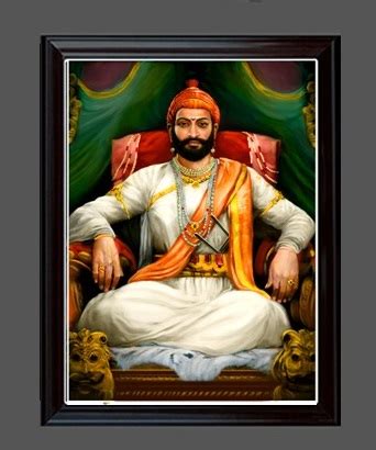 Original Shivaji Maharaj Photo Frame | Maratha King Collectible