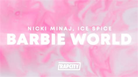 Nicki Minaj Barbie World Lyrics - Robin Marylinda