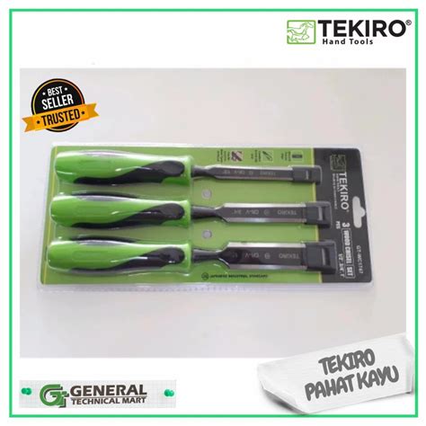 Jual TEKIRO - PAHAT KAYU SET 3 PCS - ORIGINAL Indonesia|Shopee Indonesia