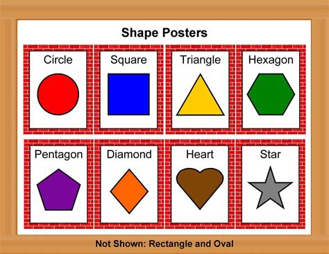 Shape Chart Poster Shape Chart Shapes Chart | Images and Photos finder