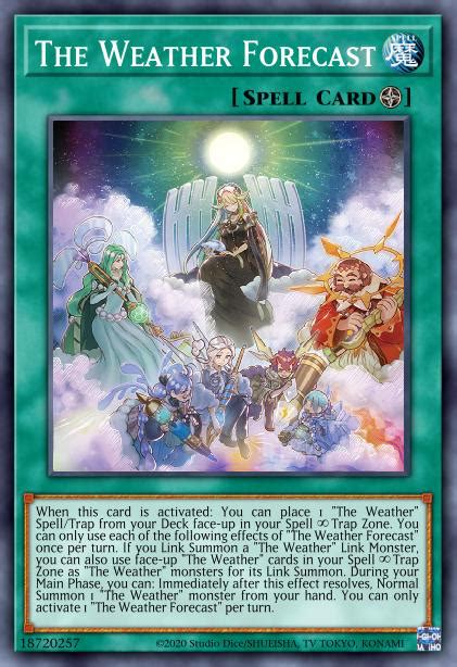 The Weather Forecast | Yu-Gi-Oh TCG YGO Cards