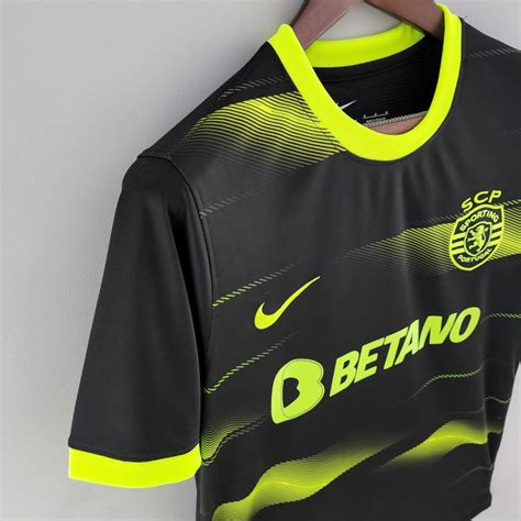 Sporting Lisbon Away Jersey 22-23 Football Jersey Soccer Jersey t-shirt, Men's Fashion, Tops ...