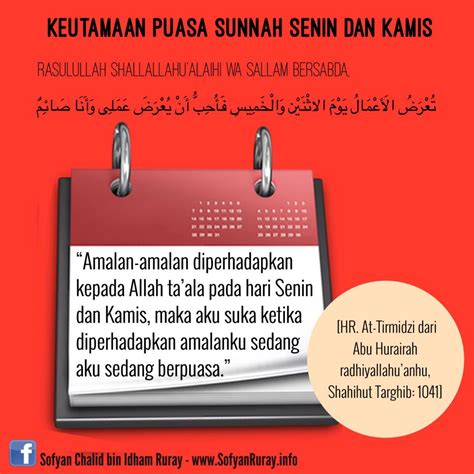 Kelebihan Dari Puasa Senin Kamis