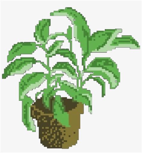 Transparent Plants Aesthetic - Pixel Plant Png Transparent PNG - 452x428 - Free Download on NicePNG